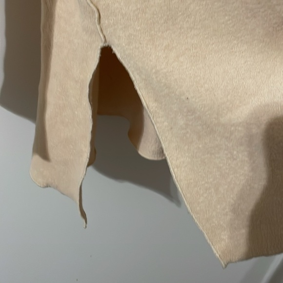 J. Jill Cream Relaxed Terry Cloth Hoodie Size XL - Picture 5 of 8